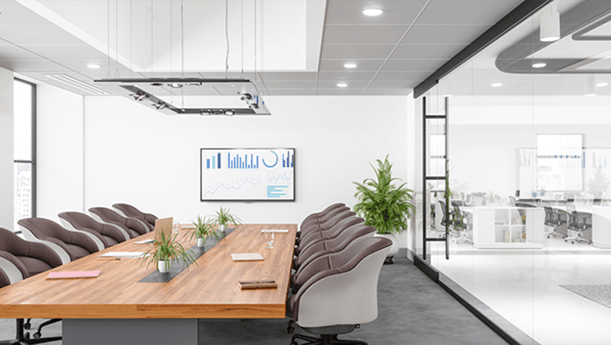 Lighting Performance in Videoconferencing Rooms