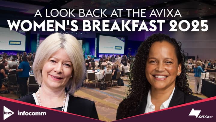 A look back at the AVIXA Women's Breakfast 2025