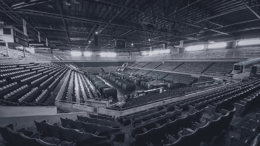 Empty Sadium Hall