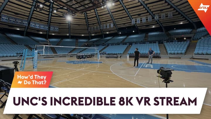 UNC's Incredible 8K Virtual Reality Livestream