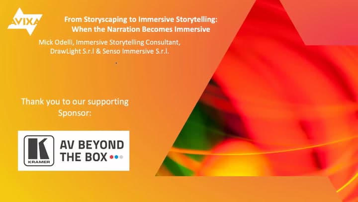 From Storyscaping to Immersive Storytelling When the Narration Becomes Immersive