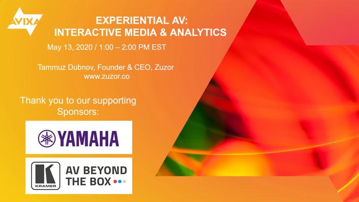 Experiential AV: Interactive Media & Analytics